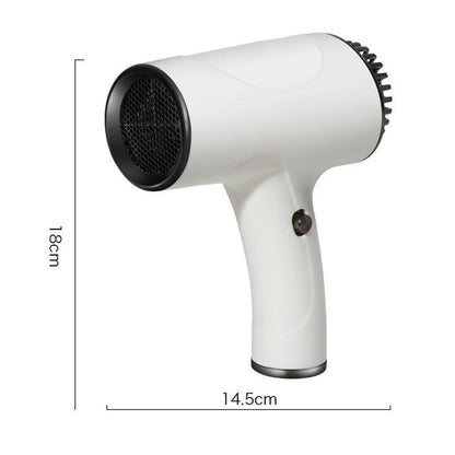 Cordless Ionic Hair Dryer Rechargeable Wireless Blow Dryer with Hot & Cold Air