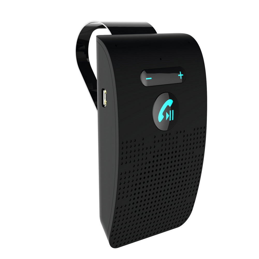 Drive Clear Bluetooth Car Speakerphone with Dual Microphones & Sun Visor Clip