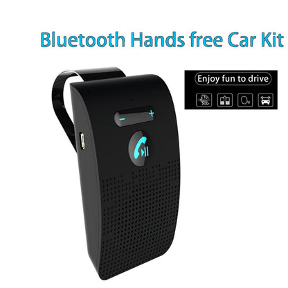 Drive Clear Bluetooth Car Speakerphone with Dual Microphones & Sun Visor Clip