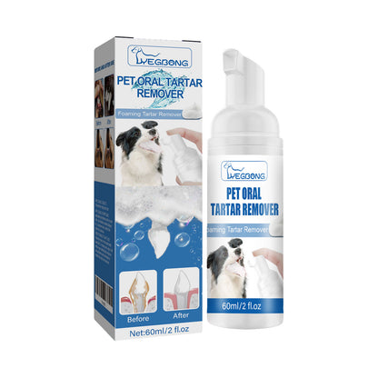 Pet Dental Spray & Foam Cleaner for Cleaner Teeth, Fresher Breath & Tartar Control