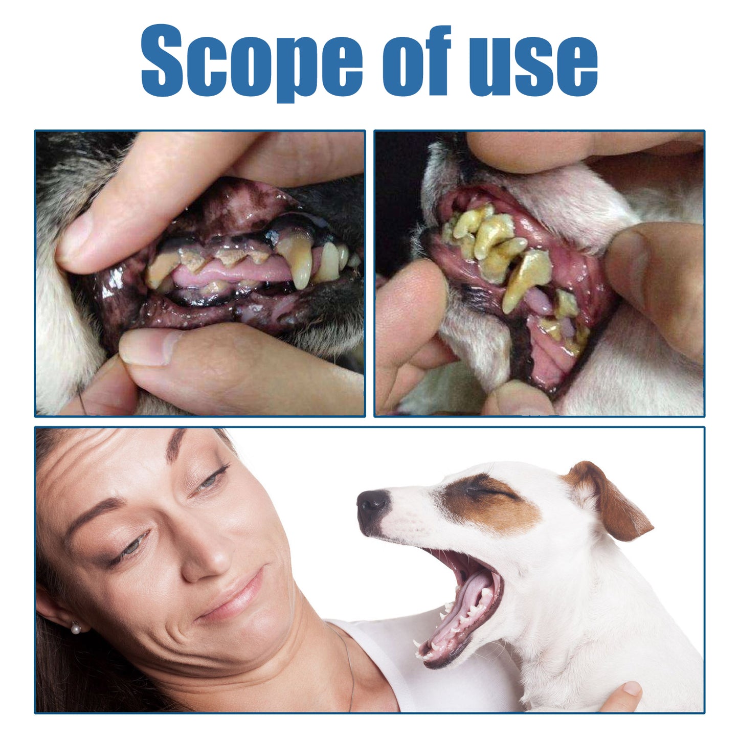 Pet Dental Spray & Foam Cleaner for Cleaner Teeth, Fresher Breath & Tartar Control