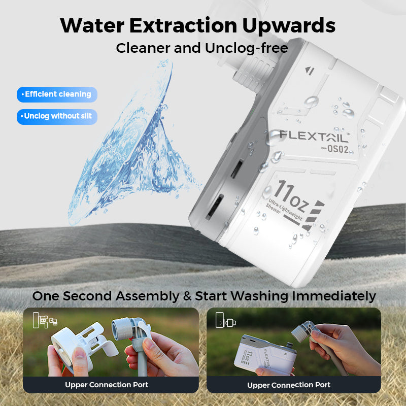 Portable Camping Shower Pump Waterproof Outdoor Shower System