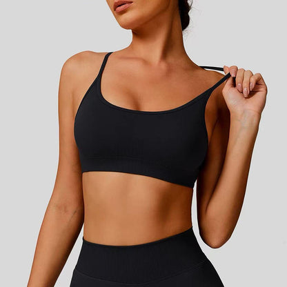 Seamless Shockproof Sports Bra Yoga Crop Top for Women