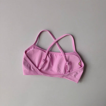 Seamless Shockproof Sports Bra Yoga Crop Top for Women