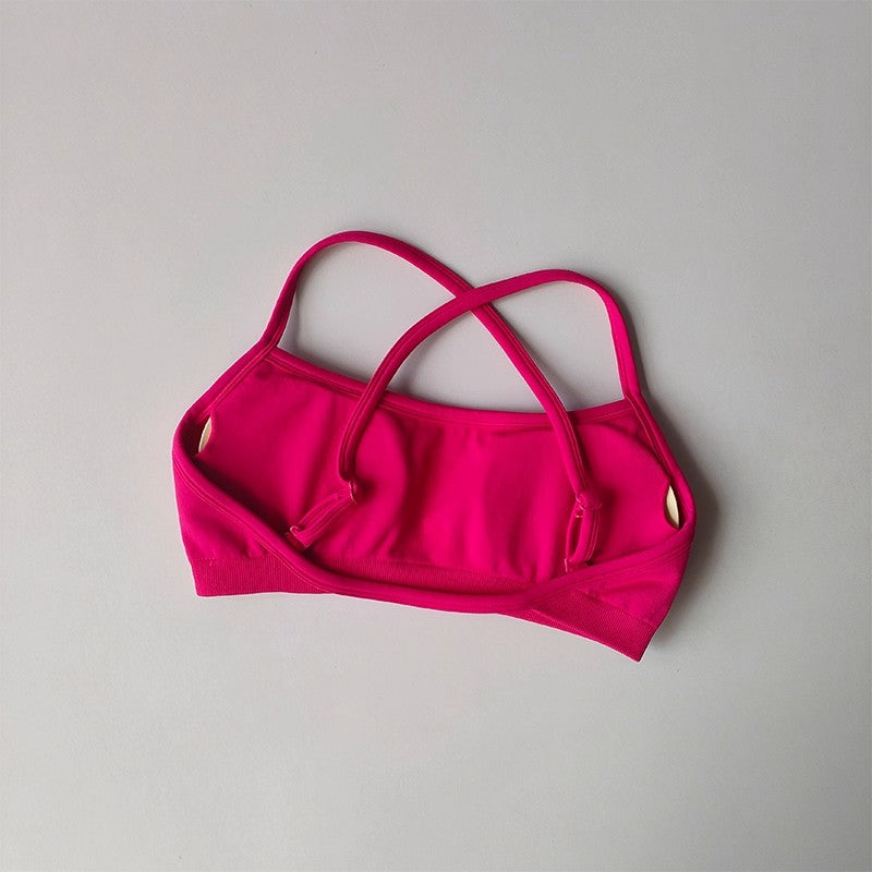 Seamless Shockproof Sports Bra Yoga Crop Top for Women