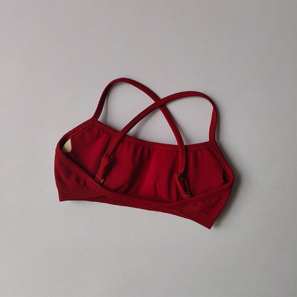 Seamless Shockproof Sports Bra Yoga Crop Top for Women