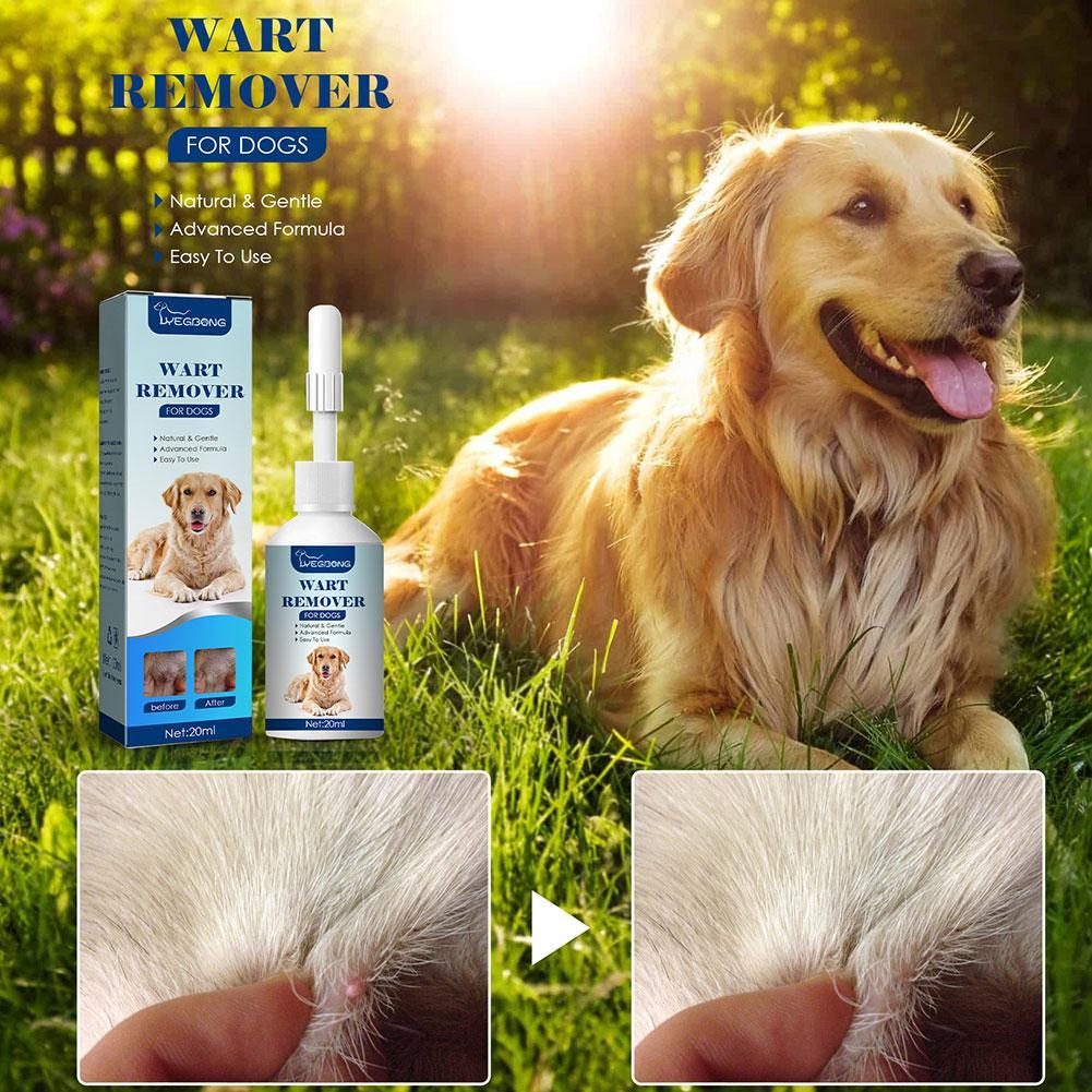 Gentle Wart & Skin Tag Remover Liquid Pet Wart Remover for Dogs & Cats Painless Skin Tag Treatment