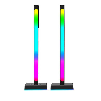 RGB Headphone Stand with Music Sync Ambient Light & Smart Desktop Organizer