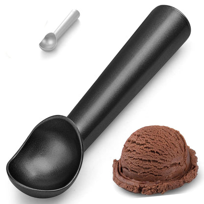 Premium One Piece Ice Cream Scoop Nonstick Ice Cream Scooper with Heavy Duty Aluminum Ice Cream Scooper Designs
