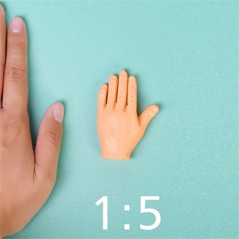 Tiny Hands for Cats Silicone Finger Puppet Massage Toy