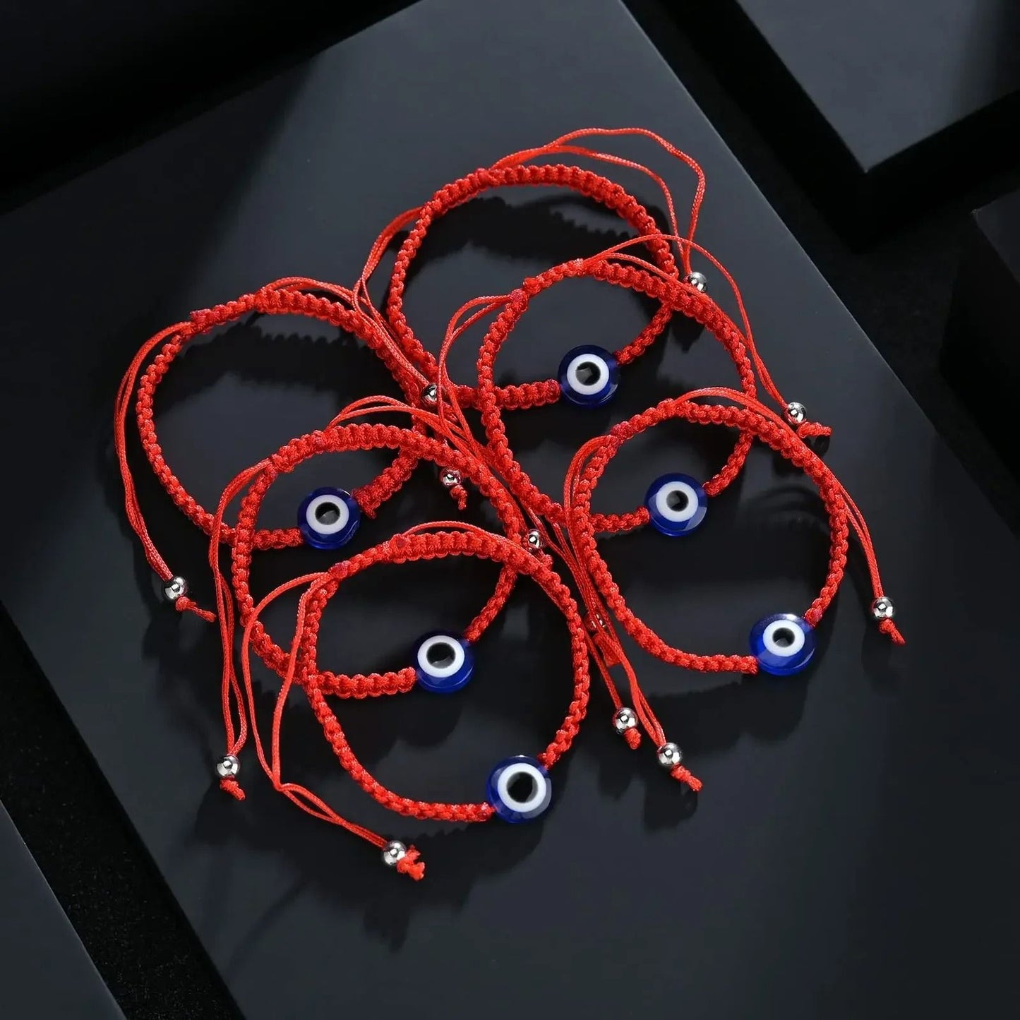 Lucky Red String Evil Eye Bracelet Handmade Braided Protection Wristband