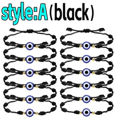 Lucky Red String Evil Eye Bracelet Handmade Braided Protection Wristband