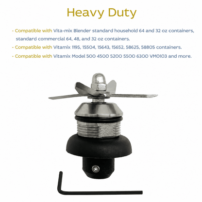 Vitamix 5200 Blade Replacement Kit Stainless Steel Ice Crusher Assembly