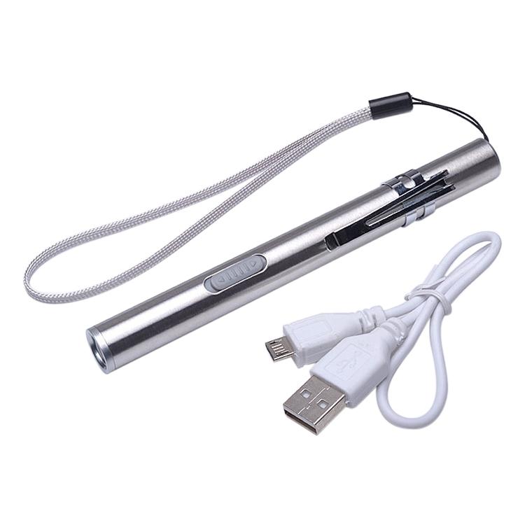 Rechargeable LED Pen Flashlight 1200LM Waterproof Mini Tactical Torch