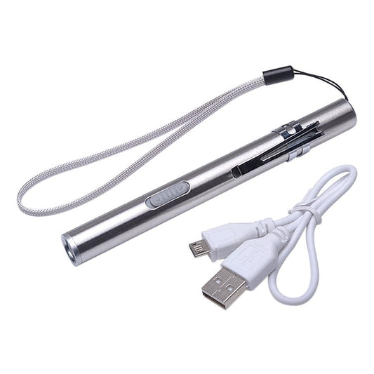 Rechargeable LED Pen Flashlight 1200LM Waterproof Mini Tactical Torch