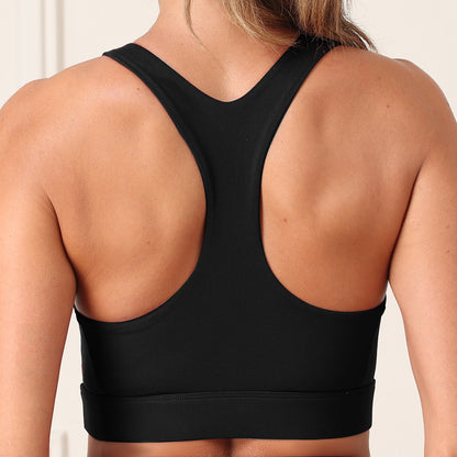 Womens Yoga Bra Removable Pad Workout Tank Top for Gym and Pilates