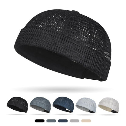 Aero Mesh Brimless Docker Cap Lightweight Breathable Cycling & Outdoor Beanie