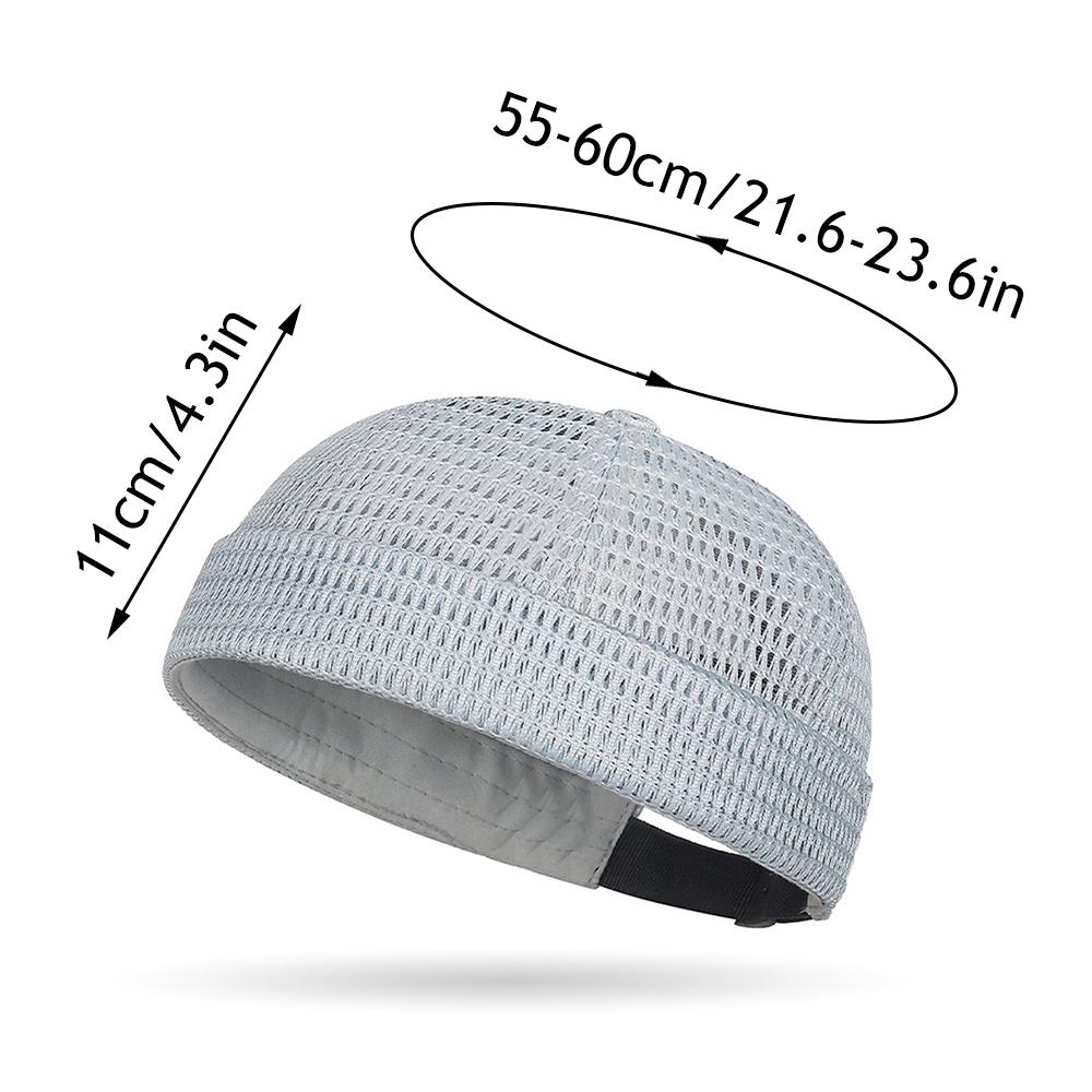 Aero Mesh Brimless Docker Cap Lightweight Breathable Cycling & Outdoor Beanie