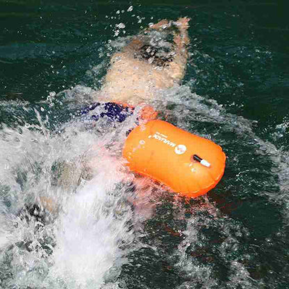 Open Water Swim Buoy Inflatable Tow Float Dry Bag