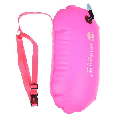 Open Water Swim Buoy Inflatable Tow Float Dry Bag