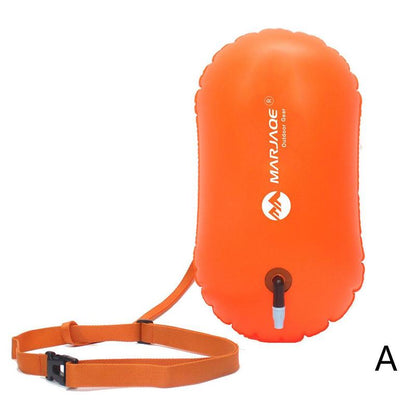 Open Water Swim Buoy Inflatable Tow Float Dry Bag