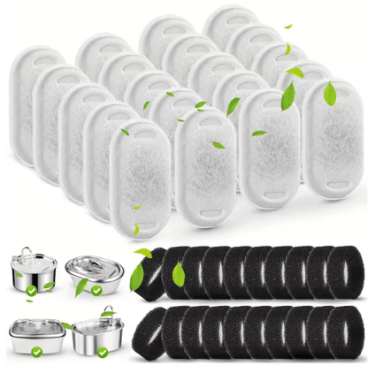 Replacement Water Fountain Filters for Cleaner Pet Hydration