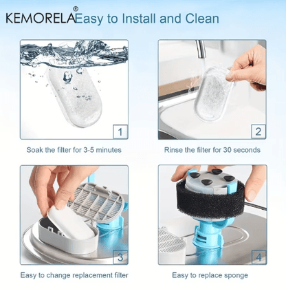 Replacement Water Fountain Filters for Cleaner Pet Hydration