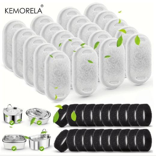 Replacement Water Fountain Filters for Cleaner Pet Hydration