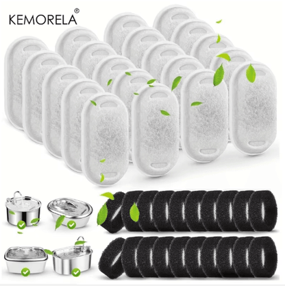 Replacement Water Fountain Filters for Cleaner Pet Hydration