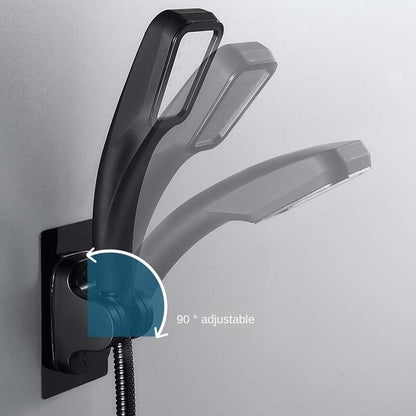 Adjustable Self Adhesive Shower Head Holder Wall Mount No Drill Handheld Shower Bracket