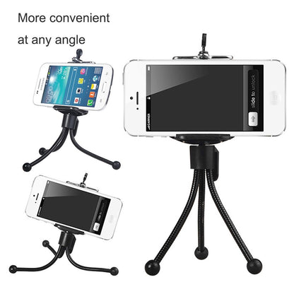 HAWEEL Flexible Octopus Tripod Holder Clip Portable Phone & Camera Stand
