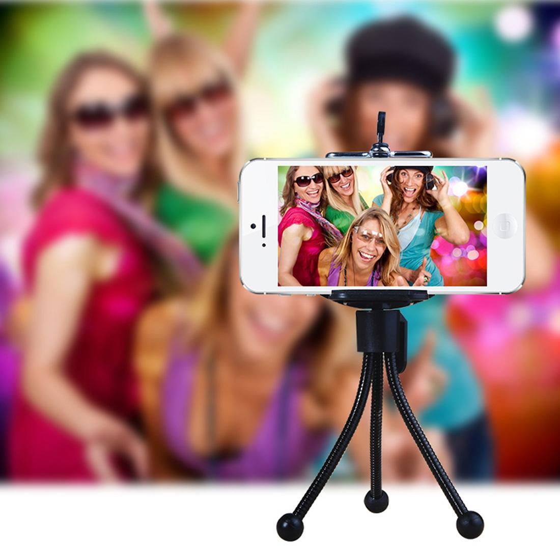 HAWEEL Flexible Octopus Tripod Holder Clip Portable Phone & Camera Stand