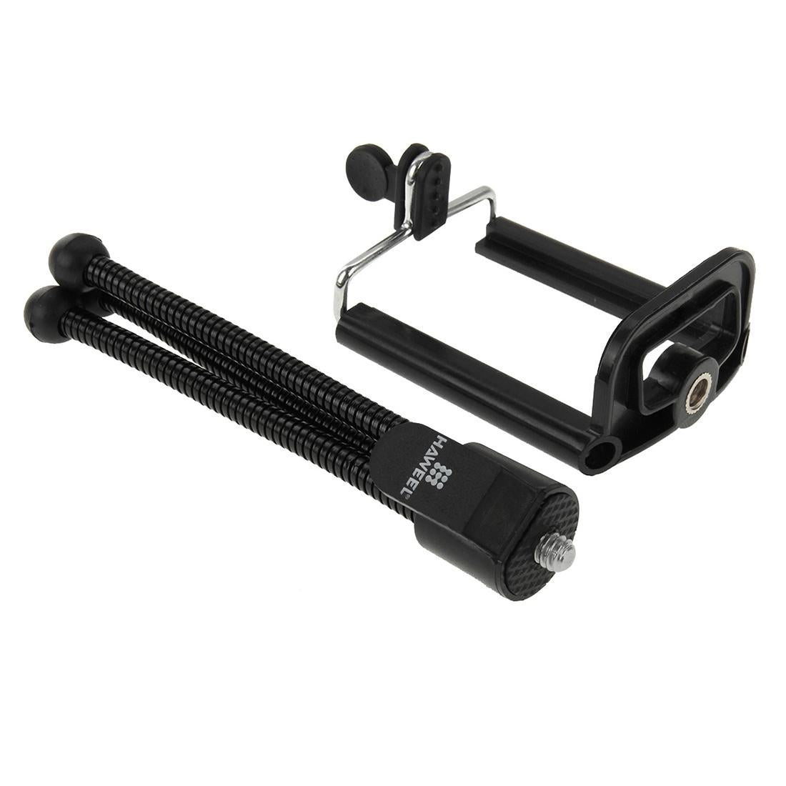 HAWEEL Flexible Octopus Tripod Holder Clip Portable Phone & Camera Stand