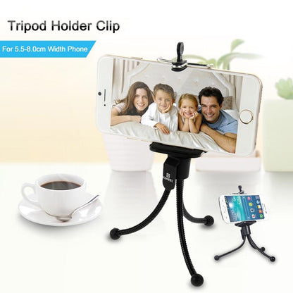 HAWEEL Flexible Octopus Tripod Holder Clip Portable Phone & Camera Stand