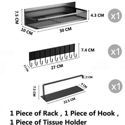 Metal Magnetic Spice Storage Rack for Refrigerator Oven Magnetic Fridge Shelf for DIY Kitchen Spice Organizer Magnetic S