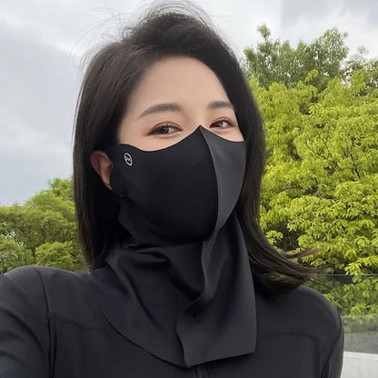 CoolGuard Ice Silk UV Neck Gaiter for Women Breathable Sun Protection Face & Neck Cover