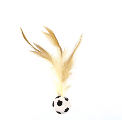 Feather Bounce Interactive Cat Balls for Indoor Play & Training