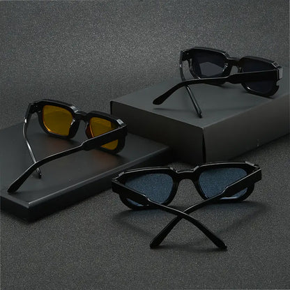 Classic Square Sunglasses Set of Unisex Retro Fashion Shades