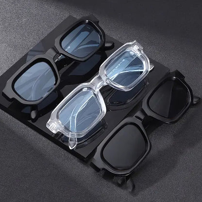 Classic Square Sunglasses Set of Unisex Retro Fashion Shades