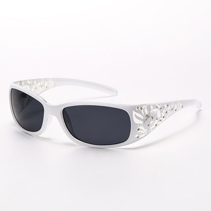 Square Frame Retro Small Frame Sunglasses for Women Summer Beach Style