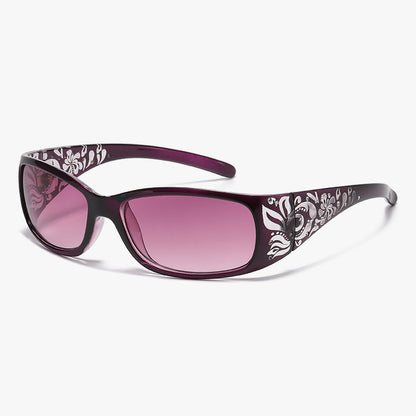 Square Frame Retro Small Frame Sunglasses for Women Summer Beach Style