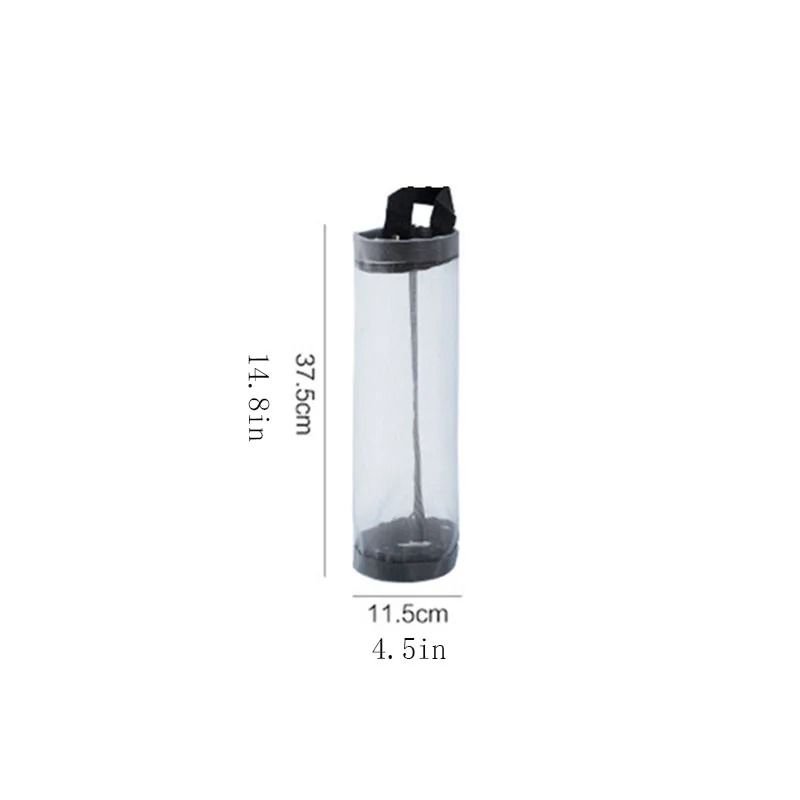 Wall-Mounted Trash Bag Dispenser – High-Capacity Nylon Storage Pouch & Grocery Bag Organizer