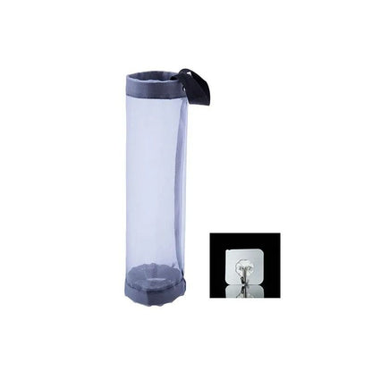 Wall-Mounted Trash Bag Dispenser – High-Capacity Nylon Storage Pouch & Grocery Bag Organizer
