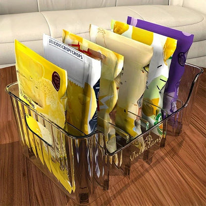 6-Compartment Detachable Spice Organizer Bin for Fridge, Pantry & Countertop
