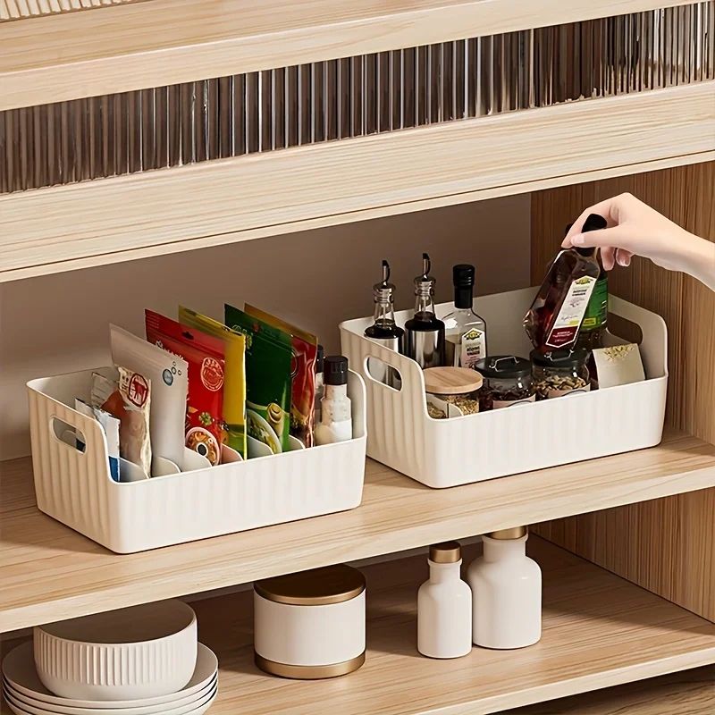 6-Compartment Detachable Spice Organizer Bin for Fridge, Pantry & Countertop