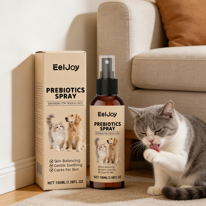 Pet Prebiotic Anti Itch Skin Soothing Spray for Dogs & Cats Moisturizing Dry Skin Relief