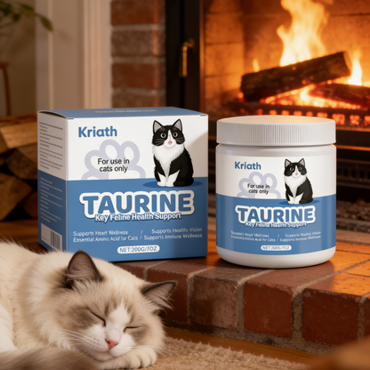 Taurine Powder for Cats Feline Taurine Supplement for Heart, Vision & Immunity Support