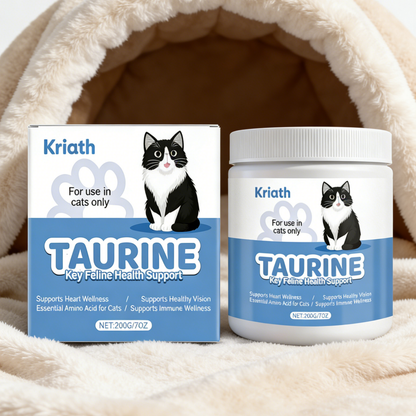 Taurine Powder for Cats Feline Taurine Supplement for Heart, Vision & Immunity Support