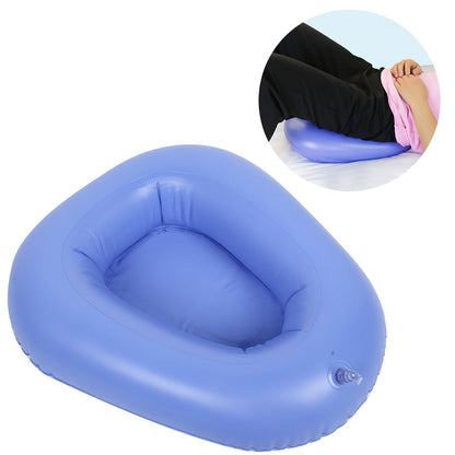 Inflatable Bedpan for Elderly Care Anti Bedsore Air Cushion Potty for Bedridden Patients