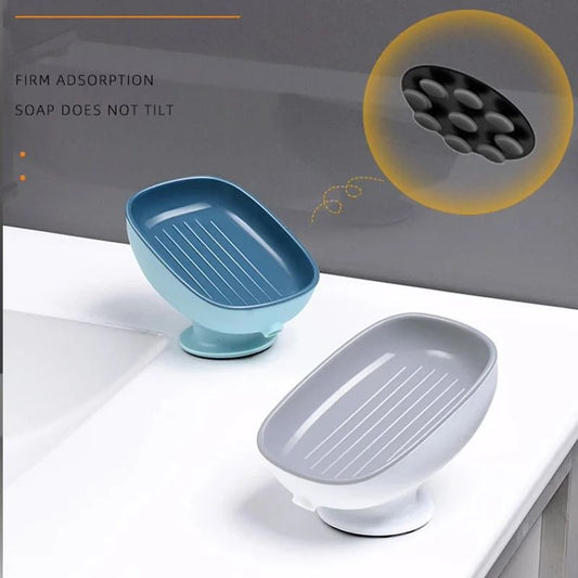 Double Layer Soap Holder with Drainage Tray Detachable Soap Storage Box